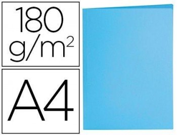 Subcarpeta liderpapel a4 azul pastel 180g/m2 - pack de 50 und