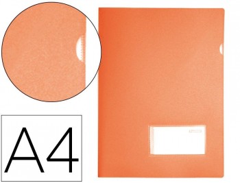 Carpeta liderpapel dossier  A4 uñero naranja fluor opaco - Pack 10 und