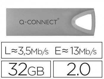 MEMORIA USB Q-CONNECT 32GB 2.0 FLASH PREMIUM