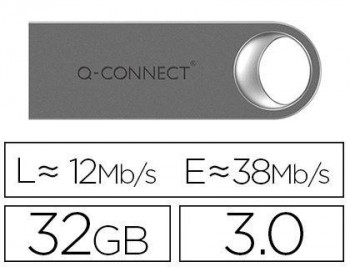 MEMORIA USB Q-CONNECT 32GB 3.0 FLASH PREMIUM