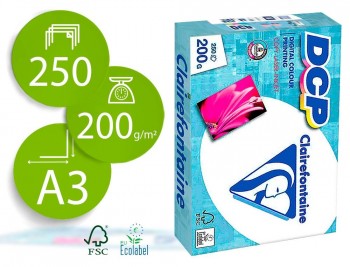 A3 200GR CLAIREFONTAINE DCP PAQUETE 250HOJAS