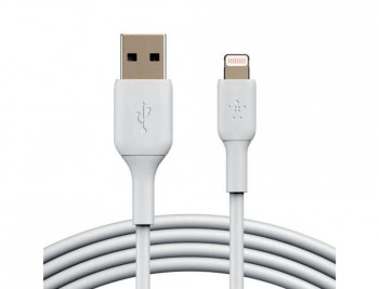 CABLE BELKIN CAA001BT1MWH LIGHTNING A USB-A BOOST CHARGE LONGITUD 1 M COLOR BLANCO