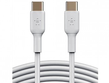CABLE BELKIN CAB003BT2MWH CABLE USB-C A USB-C BOOST CHARGE LONGITUD 2 M COLOR BLANCO