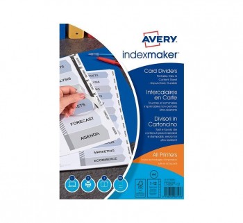 SEPARAD. AVERY A4 12POS INDEX MAKER S/PERF.