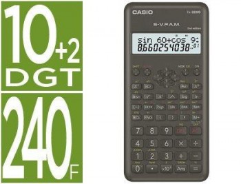 Calculadora científica 2 líneas Casio FX82MSII