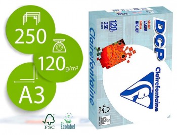 A3 120GR CLAIREFONTAINE DCP PAQUETE 250HOJAS