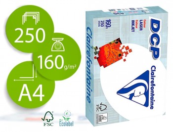 A4 160GR CLAIREFONTAINE DCP PAQUET 250HOJAS