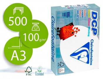 A3 100GR CLAIREFONTAINE DCP PAQUETE 500HOJAS