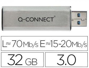 MEMORIA USB Q-CONNECT 32 GB 3.0 FLASH