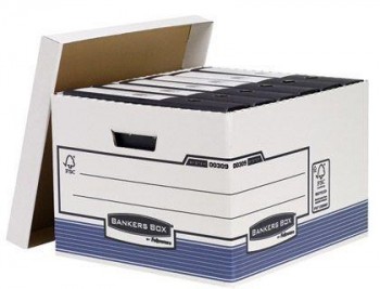 Cajon fellowes carton reciclado para almacenamiento de archivo capacidad 4 cajas de archivo tama  o folio