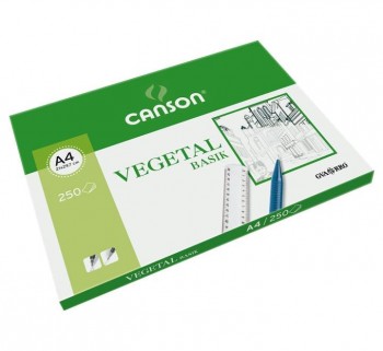 PACK 250H CANSON PAPEL VEGETAL A4 90G C200406219