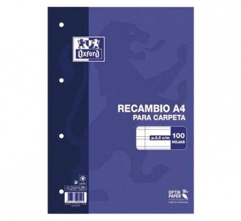 RESMILLERIA OXFORD 100H A4 90G PT3.5C M 100430211